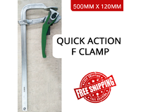 Welding Clamp 500mm x 120mm F Clamp Quick Action Industrial High Quality Forged Steel