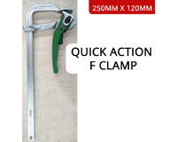 Welding Clamp 250mm x 120mm F Clamp Quick Action Industrial High Quality Forged Steel