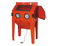 Sandblasting Cabinet Upright Heavy Duty 350L Capacity Cabinet With Vacuum Filter