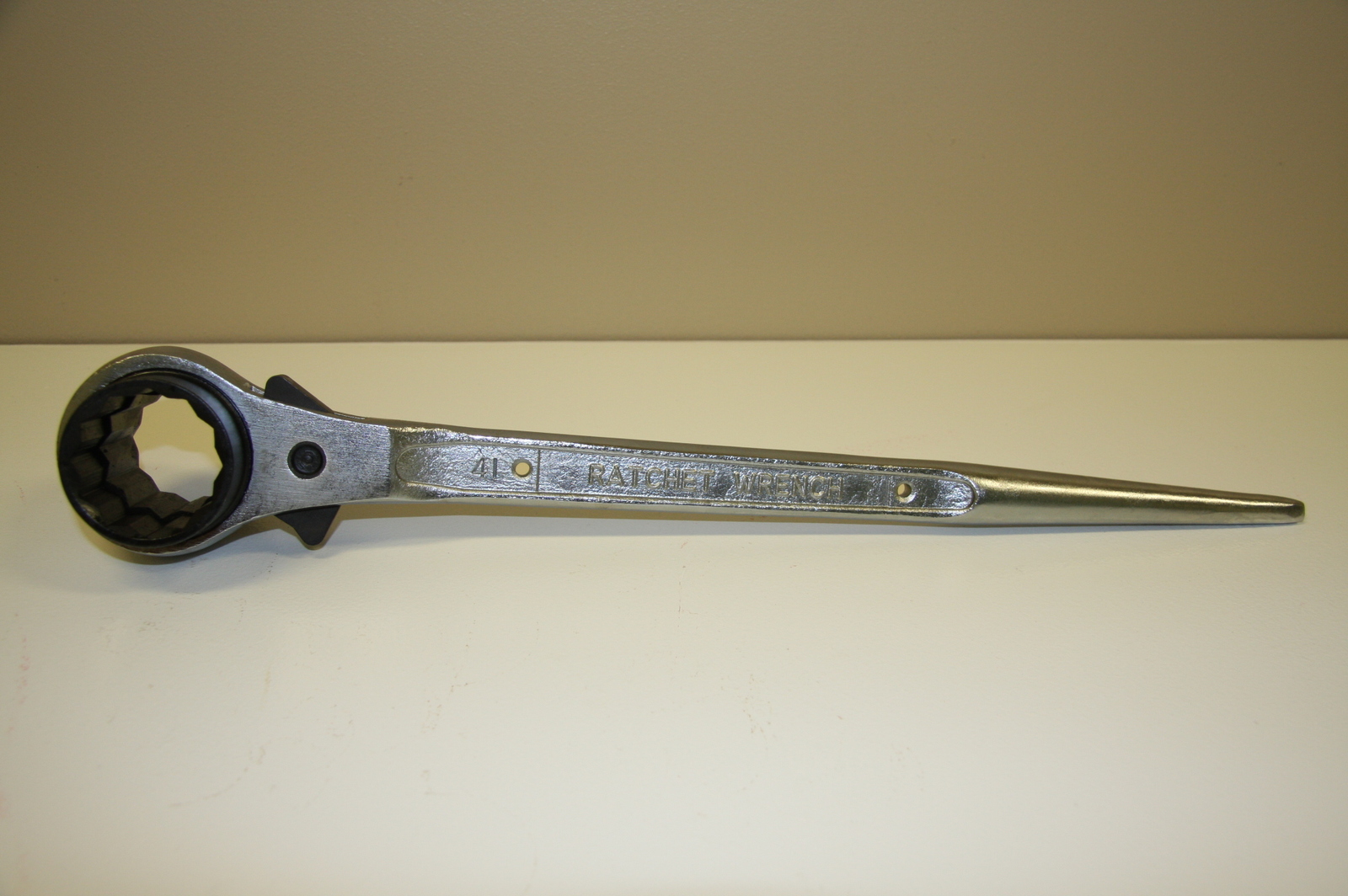 2 IN 1 - 41mm x 46mm Glory Ratchet Podger Scaffolders Spanner - Industrial Quali