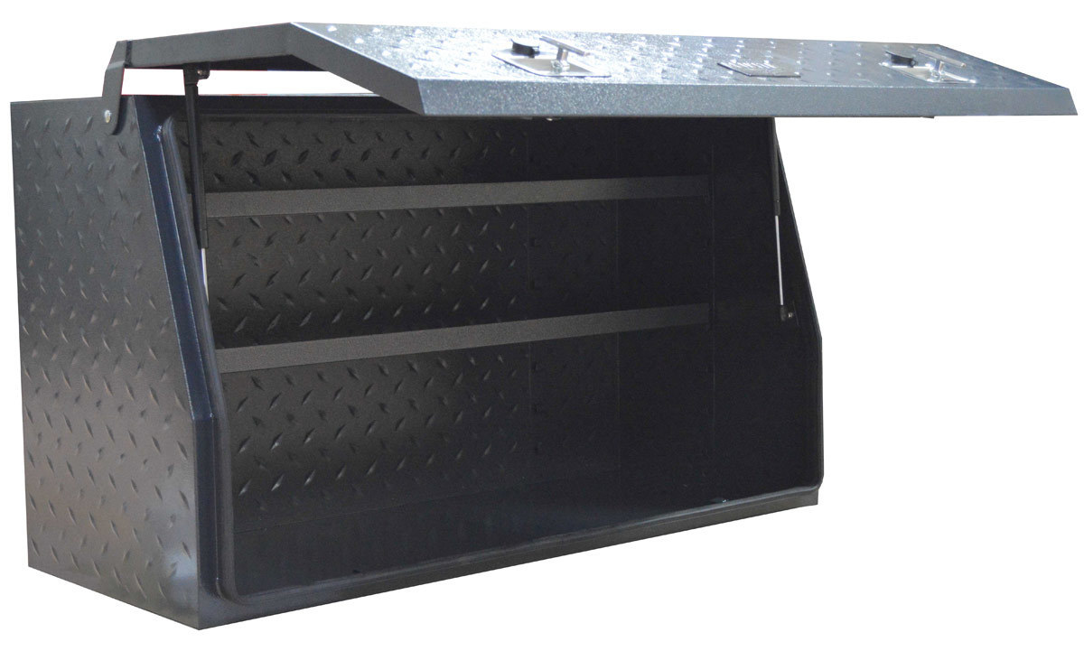 Steel Toolbox Checker Plate 1219mm Heavy Duty Ute Tool Box Truck Steel Toolbox Diamond Plate 1219mm Heavy Duty One Tonner With Full Door