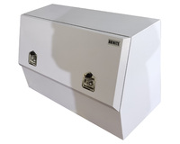 White Steel 1210MM One Tonner Toolbox Heavy Duty Tool Box For Utes Trailers & Service Vehicles