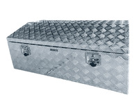 Aluminium Toolbox 1200mm Tapered Lid Heavy Duty Tool Box With 2 x Locks Ute ToolBox