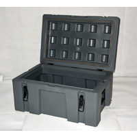 Poly Storage Case 70L Heavy Duty 700mm Poly Cargo Box Plastic Tool Box Trade Box