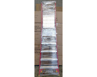 6 Step Fibreglass Platform Ladder + Wheels 1.8M-2.7M Industrial Rated 150kg