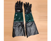 CLEARANCE Sandblaster Sandblasting Gloves To Suit 220L Sandblasting Cabinets Heavy Duty PVC Material Per Pair