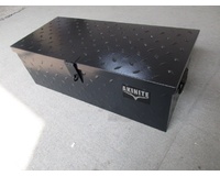 Black Steel 775mm Toolbox Heavy Duty Diamond Plate Tool Box For Utes & Trailers