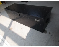 Black Steel 1152mm Toolbox Heavy Duty Diamond Plate Tool Box For Utes & Trailers