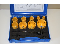 CLEARANCE 14 Piece Combination Holesaw Kit Bi-Metal Combination Hole saw Kit Wood Metal Set New