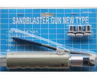Sandblaster Sandblasting Gun Kit With 4 Replacement Ceramic Nozzles Suits Tank & Cabinet Sand Blasters