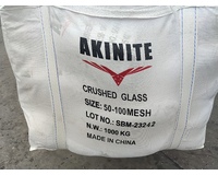 40 X Sandblasting Crushed Glass .30/.15mm 50/100 Mesh Size 25KG Bags Totla 1000KG