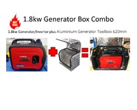Combo Loncin 1.8KW Inverter Generator With 2.5HP Petrol Engine With Aluminium Generator Box 620mm