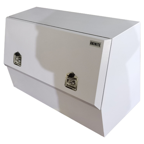 White Steel 1210MM One Tonner Toolbox Heavy Duty Tool Box For Utes Trailers & Service Vehicles