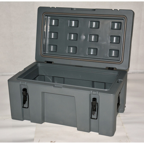 Poly Storage Case 50L Heavy Duty 630mm Poly Cargo Box Plastic Tool Box Trade Box