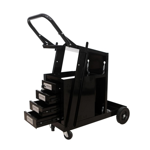 Welding Cart Trolley With 4 Drawers Welder Storage Bench MIG TIG ARC MMA Plasma Cutter