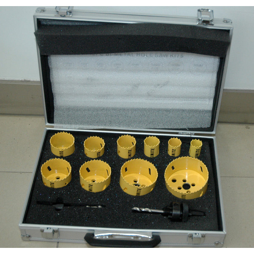 12 Piece Holesaw Kit Bi-Metal 