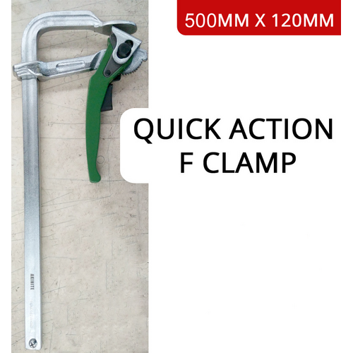 CLEARANCE  Box of 10 x Welding Clamp 500mm x 120mm F Clamp Quick Action Industrial High Quality Forged Steel