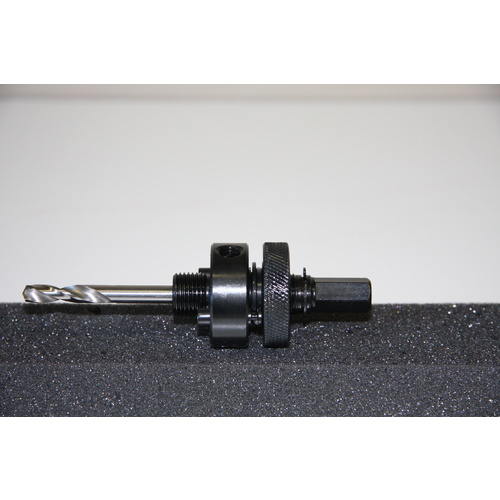 Holesaw Arbor With 1/4" HSS Pilot Drill To Fit Hole Saws From 29mm - 200mm