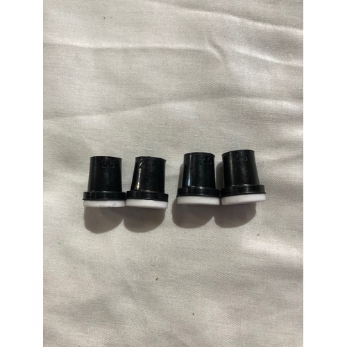 4 Piece Sandblaster Sandblasting 2.5mm Gun Rubber Coated Ceramic Nozzles To Suit Spring Loaded Sandblasting Gun