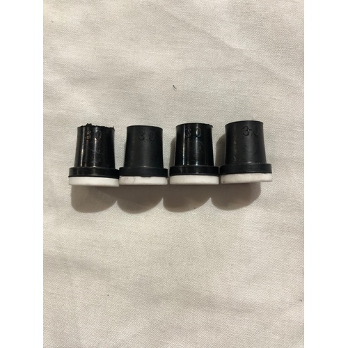 4 Piece Sandblaster Sandblasting 3.0mm Gun Rubber Coated Ceramic Nozzles To Suit Spring Loaded Sandblasting Gun