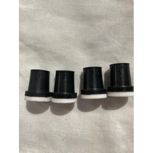 4 Piece Sandblaster Sandblasting 3.5mm Gun Rubber Coated Ceramic Nozzles To Suit Spring Loaded Sandblasting Gun