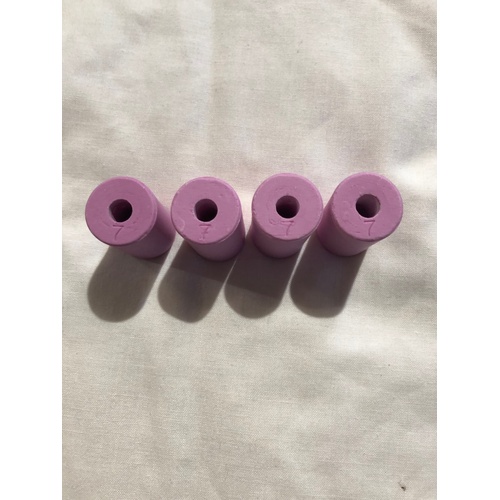 4 Piece Sandblaster Sandblasting Gun Ceramic Nozzles For 420 - 1200 Litre Cabinets