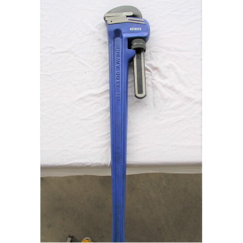 Pipe Wrench 1200mm - 48" Drop Forged - Heavy Industrial Quality