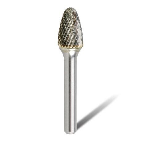 Bordo SF-6 Burr 5/8" Tree Radius Nose 1/4" Shank Carbide Bur