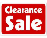 Clearance Stock