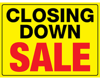 Closing Down Sale